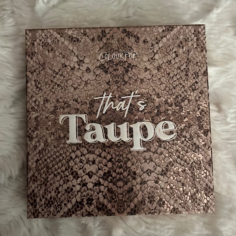 Colourpop That’s Taupe Eyeshadow Palette
